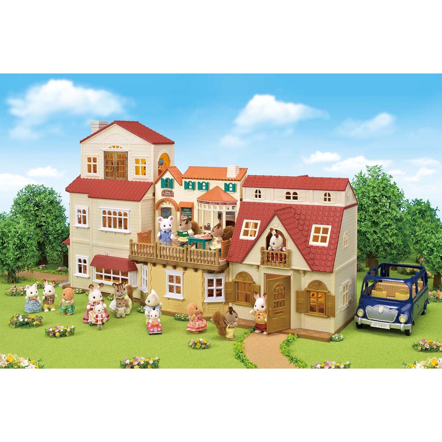 Игровой набор – Пиццерия из серии Sylvanian Families  